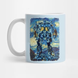 Optimus Prime Van Gogh Style Mug